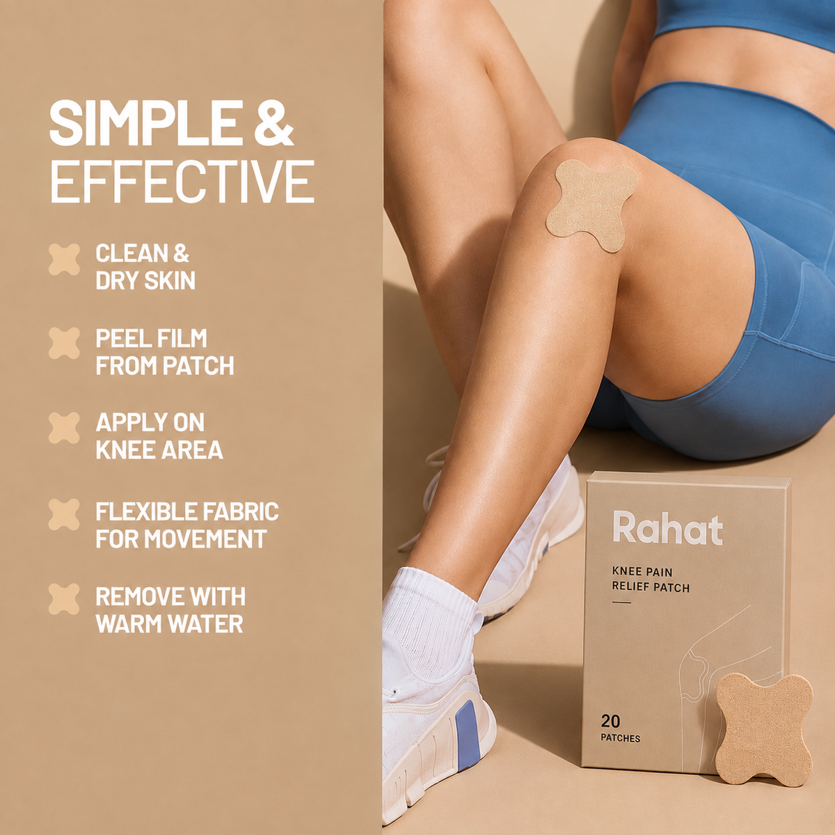 Rahat Knee Patch for Pain Relief